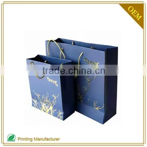 High Quality Custom Gift Paper Shopping Bag With Logo Print China Manufacturer thumbnail-2