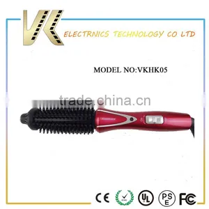Electric Magic Curling Brush Iron Mini Folding Curling Iron Brush Hair Curler thumbnail-6