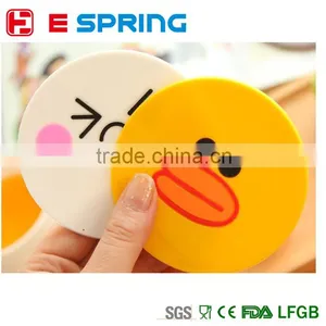 Kitchen Accessories Cute Anime Silicone Coffee Placemat Cartoon Drink Coaster Cup Mat thumbnail-1