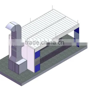 JF Used Auto Equipment Cabin Paint Preparation Cabin Booth Painting Offer Clean Room Enhance Working Efficiency thumbnail-1