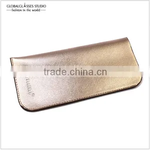 High Quality Delicate Pu Eyewear Pouch Imitate Leather Mobile Phone Bag Eyeglasses Pouch 001 thumbnail-2
