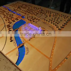 Wood Material Architectural Planning Model , Wood Block Model Maker thumbnail-4