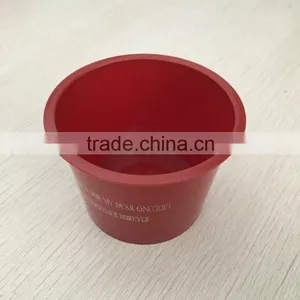 Christmas Hot Selling Resistant Baked Plastic Disposable Flowerpot Cup thumbnail-1