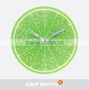 DEHENG 12''kitchen Clock With Knife and Fork Glass Wall Clock thumbnail-2