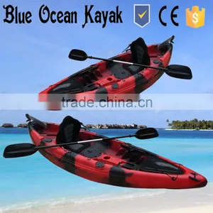 Blue Ocean Hot Sale Kayak With Rudder/flexible Kayak /single Fishing Canoe thumbnail-1
