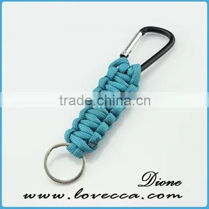 High Quality Custom Keychain With Logo Outdoor Survival Paracord Keychain thumbnail-4