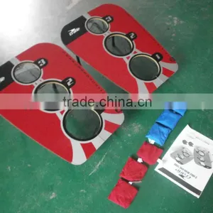 Cheap MDF Best Selling Coloful Printing Customized FOLDING BEAN BAG TOSS Sandbag Board thumbnail-1