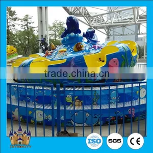Outdoor Fun Rides Cheap Carnival Game Ride Sea Disc Turntable Ride for Sale thumbnail-4