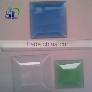 Cluster Bevel Clear Float Glass Beveled Glass Pieces thumbnail-1