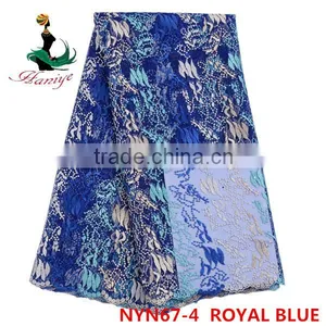 2016 Haniye Wholesale Fashion Tulle Lace French Lace/african Tulle Lace Fabric/NYN67 thumbnail-2