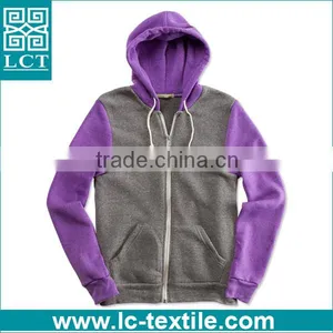 Unique Design Two Tone Colors Fashional Women Lady Girls Hoodies LCTH-004 thumbnail-1