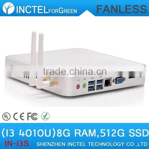 no Noise Fanless i3 4010U Fanless Thin Client Gaming Mini pc thumbnail-2