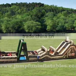 Big Inflatable Obstacle Course for Adults Giantt Inflatable Games China Inflatable Adventure Challenge Jumping Zone thumbnail-1