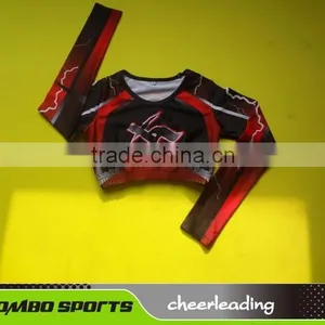 Hot Sexy Girls Cheerleader Costume Uniform All Sublimation Wholesale for Adult thumbnail-2