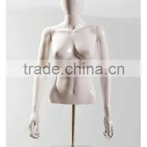 Plastic Chrome Female Torso Mannequin Sale thumbnail-2