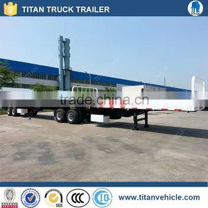 Interlink Livestock Cargo Fence Truck Trailer , 3 Axle Fence Semi Trailer for Sale --FOB 10000 thumbnail-5
