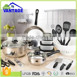 35 Pcs Innovative Design Kitchen Utensil Set Cooking Pots and Pans Kitchenware thumbnail-2