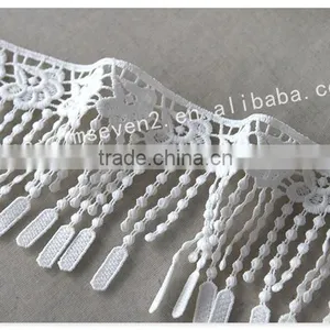 Beautiful Design 9cm Width Polyetser Crochet Tassel Fringe for Dresses Wholesale thumbnail-5