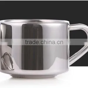 Promotional Custom Double Wall Stainless Steel Coffee Mug With Handle thumbnail-6