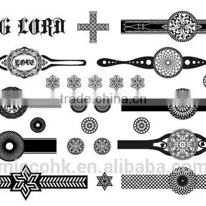 2016 Best Price Flash Tattoos Foil Gold Temporary Tattoo Sticker thumbnail-4