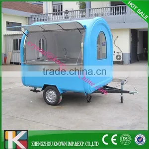 Mobile Catering Van Crepe Kiosk Mobile Fried Ice Cream Cart thumbnail-1