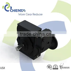 USX Worm Gear Shaft 90mm Worm Electric Motor Right Angle Bevel Gear Reducer thumbnail-1