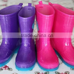 Cute Lightweight PVC Transparent Rain Boots For Kids thumbnail-3