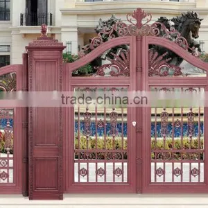 Used Metal Iron Garden Sliding Door Gate Design thumbnail-5
