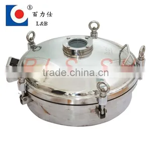 BLS Stainless Steel 500mm Stainless Steel Round Manhole Cover for Tank thumbnail-5