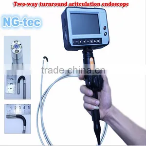 Pipeline Maintenence Detection Tool 2ways Articulating Industrial Borescope 8.5mm Videoscope Endoscope With Joystick Control thumbnail-1