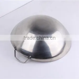 Hand Hammered Cookware Non Stick Best Stainless Steel Wok thumbnail-5