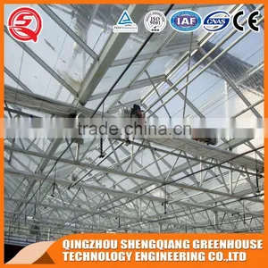 Multi-span Hollow Tempered Glass Greenhouse Shading Sysytems thumbnail-1