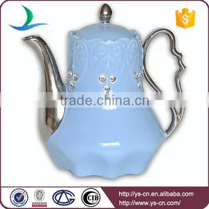 Hotel& Restaurant &daily Use Blue Ceramic Coffee Tea Set thumbnail-2
