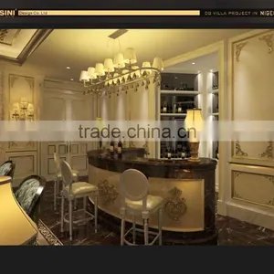 Romantic Luxurious European 3D Interior Rendering Design For Lobby, Design Service With Furnishing thumbnail-6