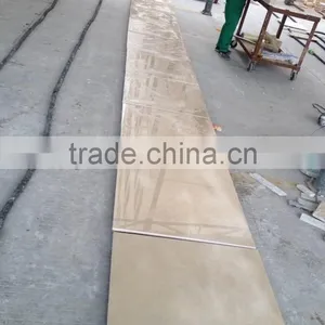 a Piece of Marble Coffee Table, Burdur Beige Marble Coffee Table thumbnail-2