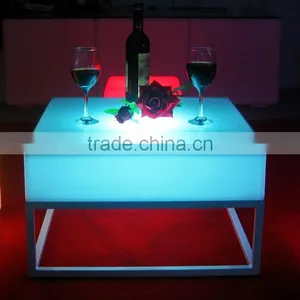LED Remote Tall Square Coffee Table/ Hot Sell LED Dance Floor/LED Outdoor Lawn Square Table thumbnail-6