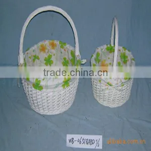 HOT NICE Natural Basket Fruit Packaging With Handle thumbnail-1