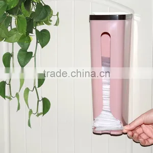 Kitchen Wall Mounted Plastic Storage Box, Home Garbage Bag Storage thumbnail-1