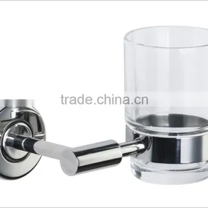 Wholesale Wall Mounted Stainless Steel Bathroom Double Cup Holder BSCI thumbnail-3
