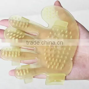 CY109 Wholesale Dog Bath Gloves Pet Massage Brush Pet Grooming Brush thumbnail-5