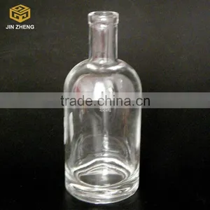 750ml Crystal White Material Vodka Glass Bottle thumbnail-1