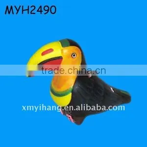 Ceramic Toucan Shape Ocarina Flute thumbnail-1