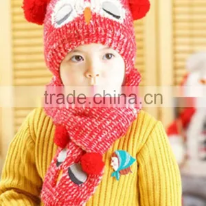 Portable Popular Set Winter Baby Hat Boy Girl Kids Warm Hat Cap thumbnail-3