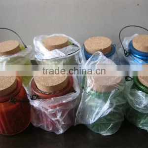 Colorful Glass Candle Holder thumbnail-2