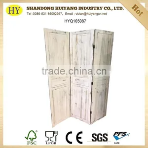 Shabby Chic Wooden Screen Room Divider thumbnail-1