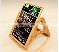 Wooden Menu Holder Holder A4 A5 Menus With Acrylic Pocket to Hold Insert thumbnail-3