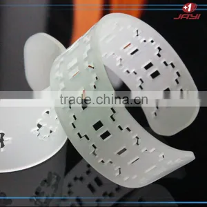 Wholesale Custom Luxury Charm Acrylic Lucite Plastic Wedding Bracelet and Bangle thumbnail-4