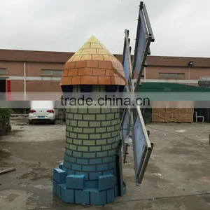 Outdoor Fiberglass Big Pinwheel Sculpture thumbnail-4