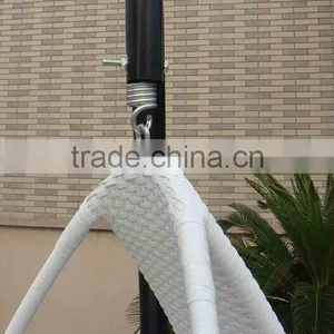 New Design Rattan Outdoor Garden Swing for Sale thumbnail-4