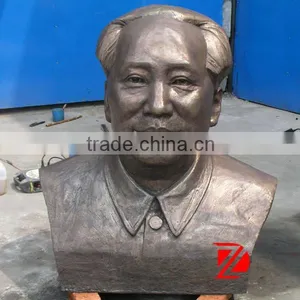 Famous Chinese Chair Mao Statue Bronze Sculpture thumbnail-1